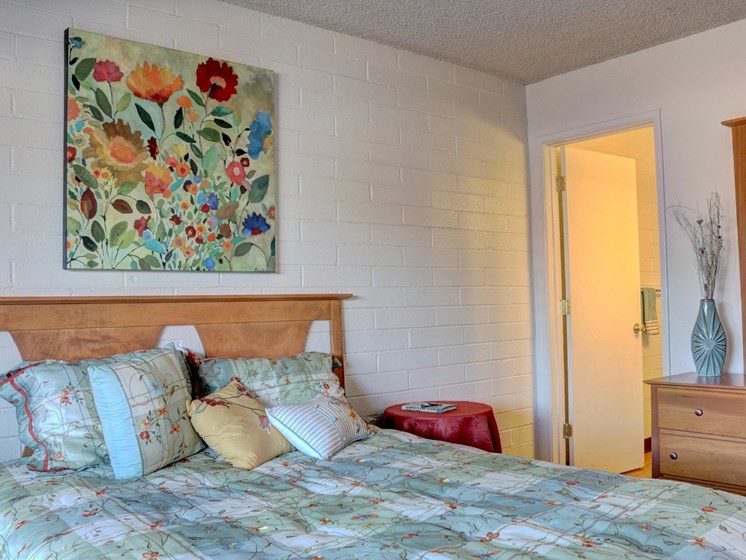 Bedroom at Canyon Vista Apartments in Tucson, AZ